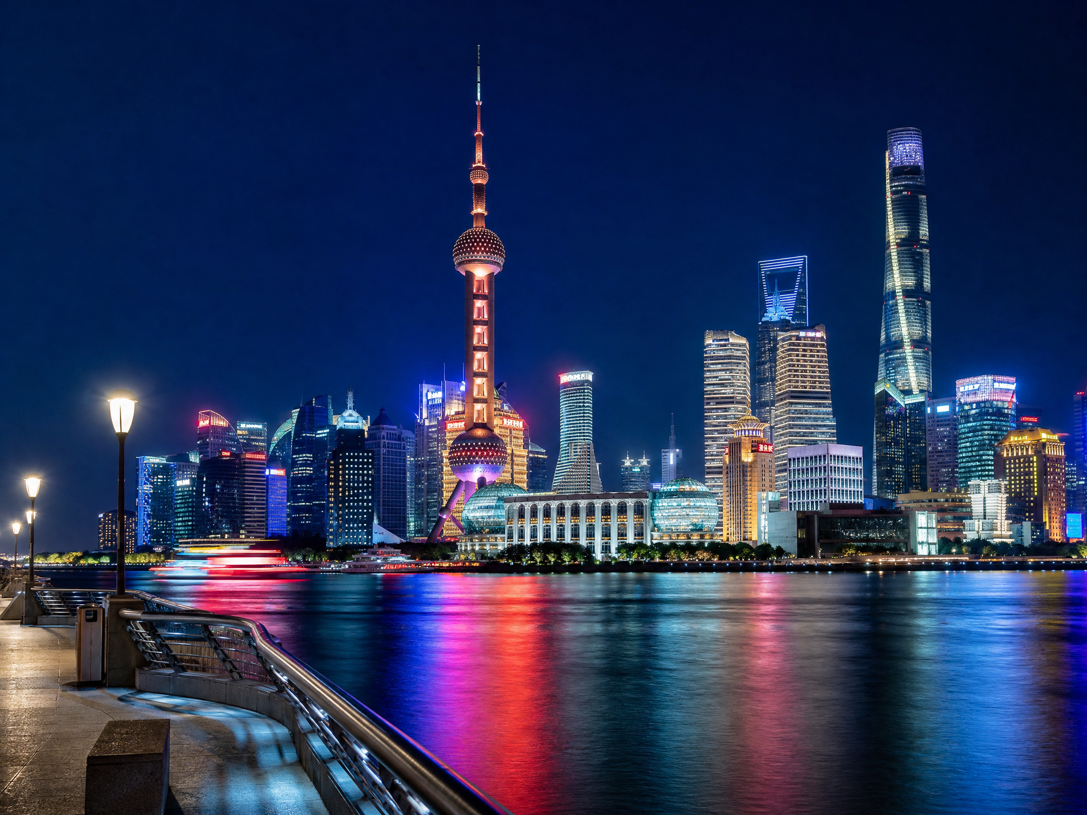 每日大赛上海外滩夜景打卡作品